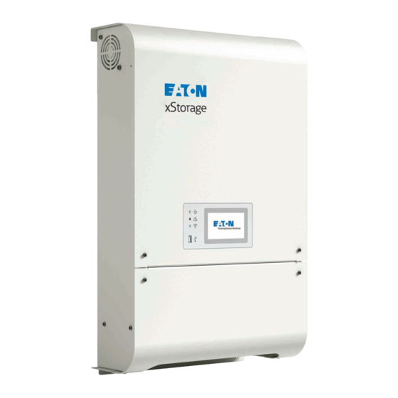 Eaton xStorage Home 3P Instruction Manual