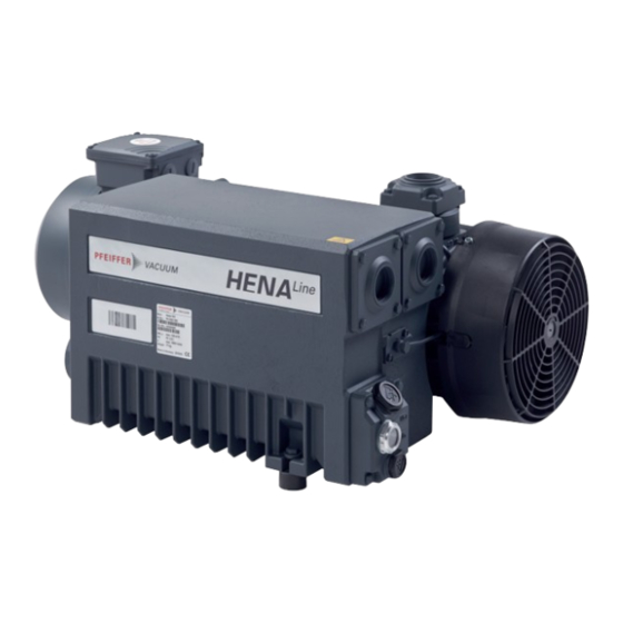 Pfeiffer Vacuum HENA 61 Operating Instructions Manual