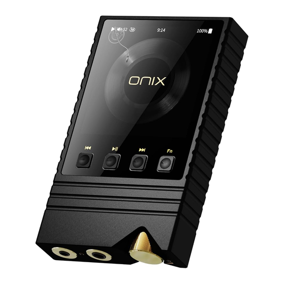 Onix Overture XM5 Owner's Manual