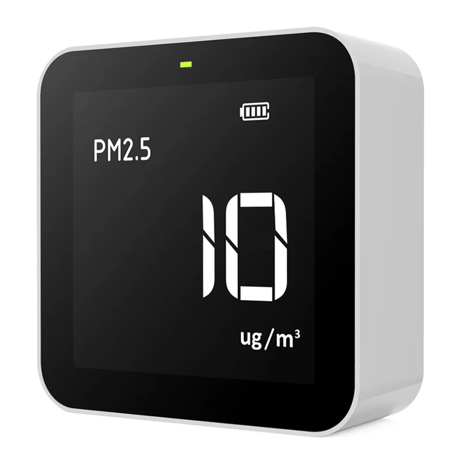 Temtop M10 (XT-M10-01) - Air Quality Monitor Indoor Tester Manual