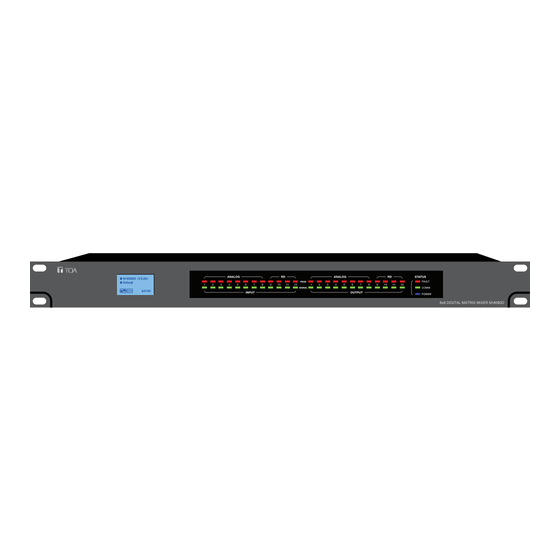 Toa M-8080D-EB Operating Instructions Manual