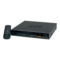 Aeg DVD 4550 HDMI Instruction Manual