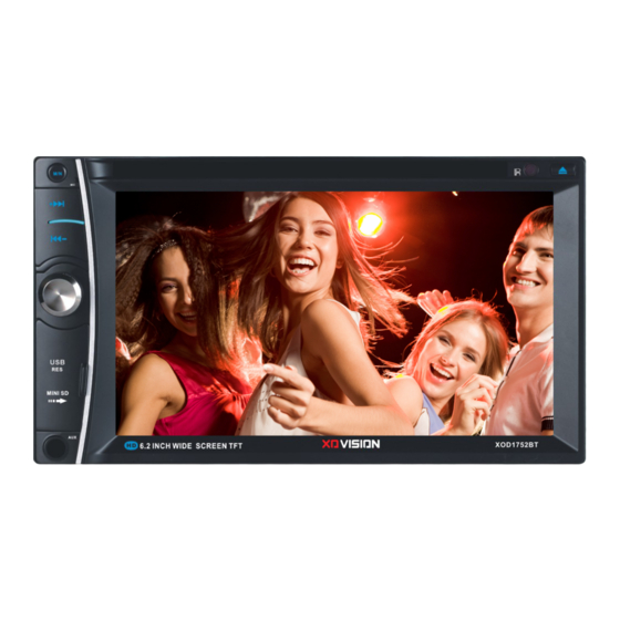 XO Vision XOD1752BT Operation Manual