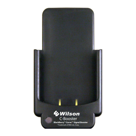 Wilson Electronics SIGNALBOOST C-Booster Installation Manual