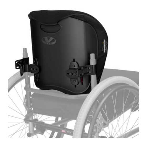 ALLIED MEDICAL Varilite Icon Mid Back Setup Manual