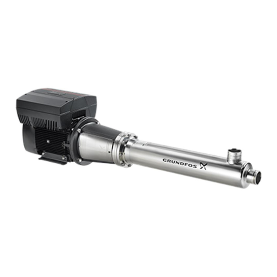 Grundfos CRE Series Installation And Operating Instructions Manual
