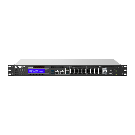 QNAP QGD-1602P-C3558 Quick Installation Manual