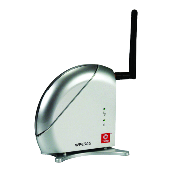 Compex WPE54G Quick Install Manual