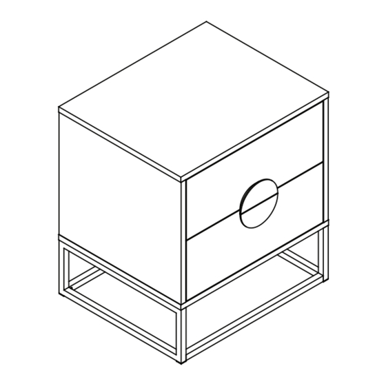 Mocka Eclipse Bedside Table Assembly Instructions Manual