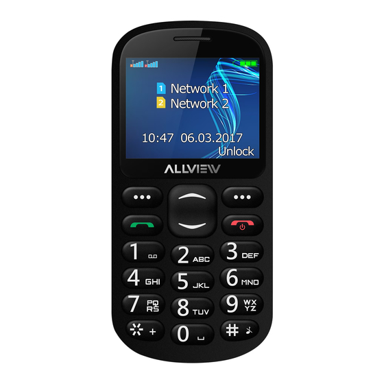 Allview D1 Senior User Manual