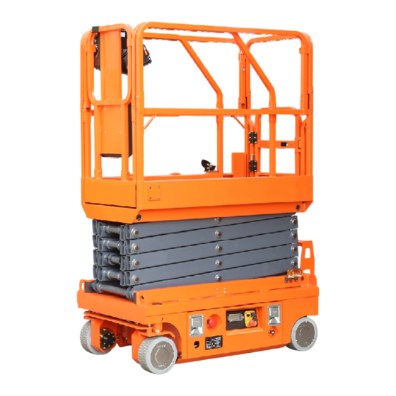 DINGLI S056-RS Operators Manual With Maintenance Information