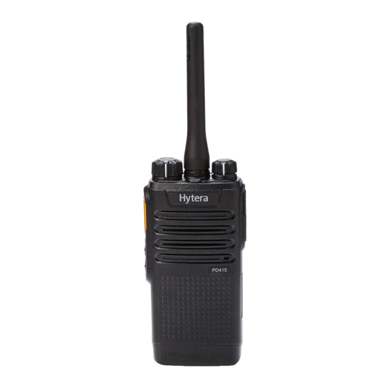 Hytera PD415 Service Manual