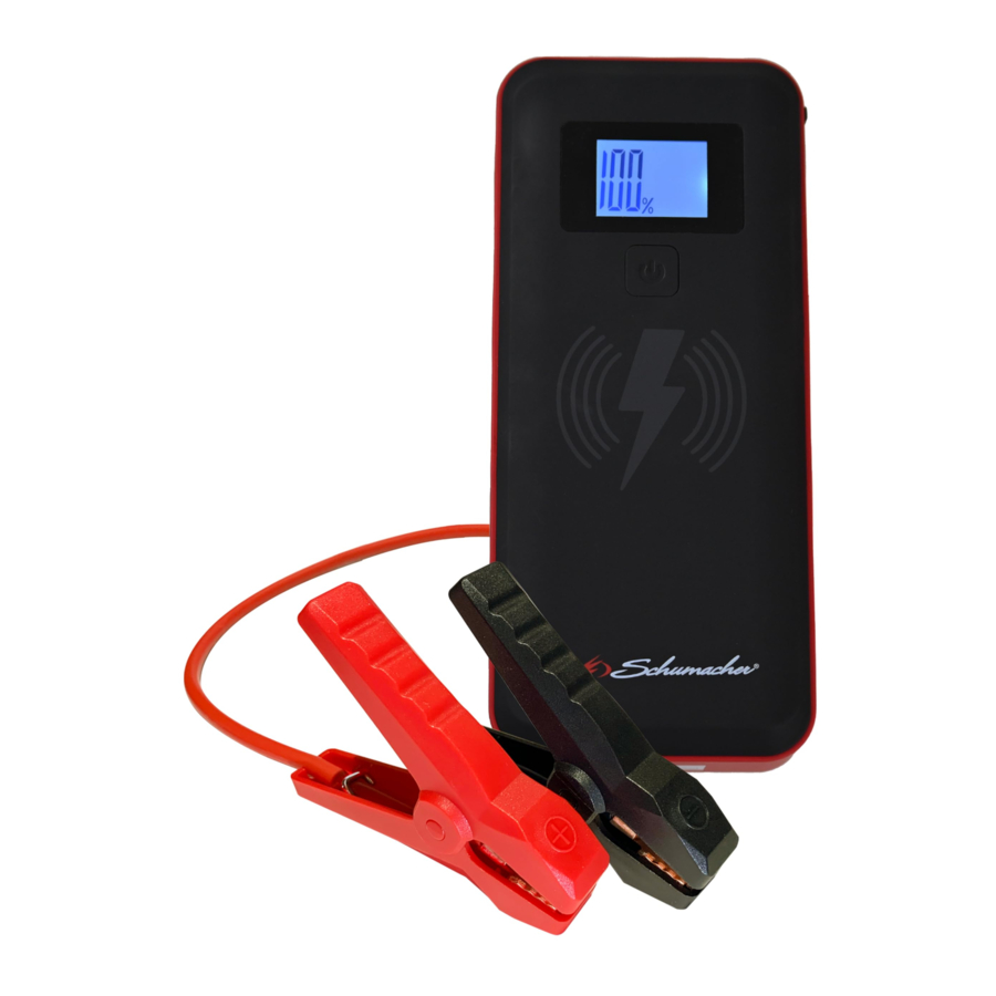 Schumacher SL1643 - Jump Starter/Power Pack Manual