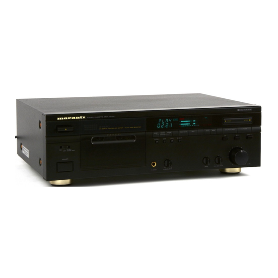 Marantz SD-62 Manuals