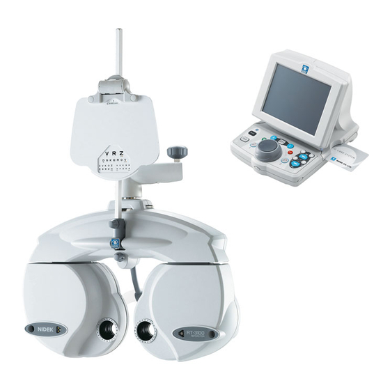 Nidek Medical RT-3100 Operator's Manual