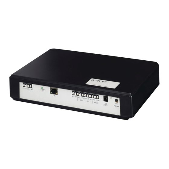 Aiphone GT-TLI-IP Installation & Operation Instructions