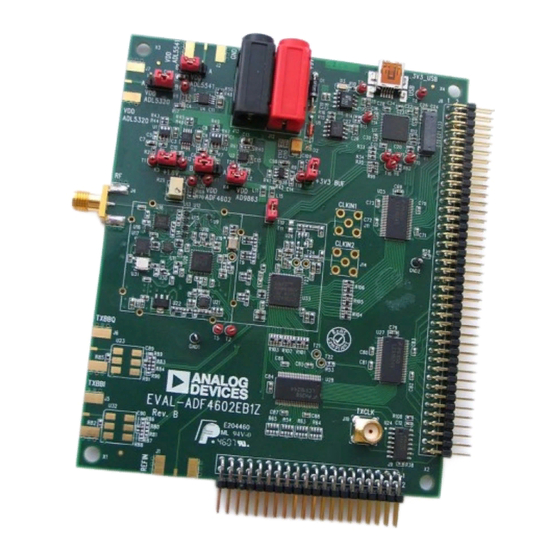 Analog Devices EVAL-ADF4602EB1Z Preliminary Technical Data