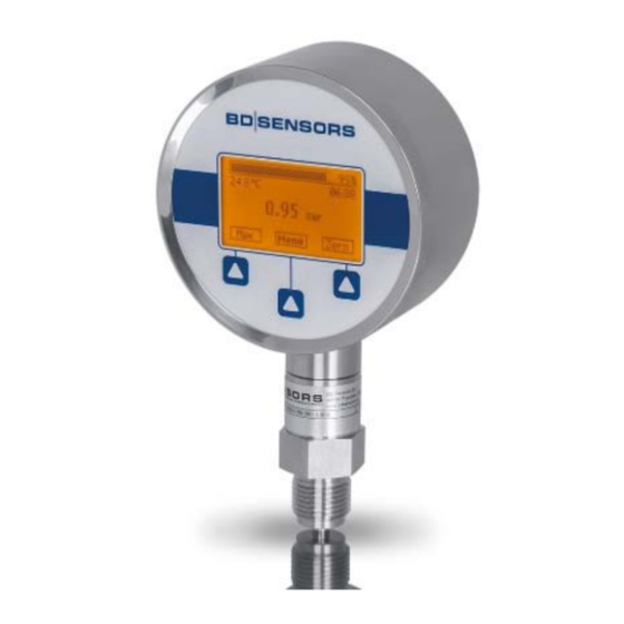 BD Sensors AX16-DL 01 Operating Manual