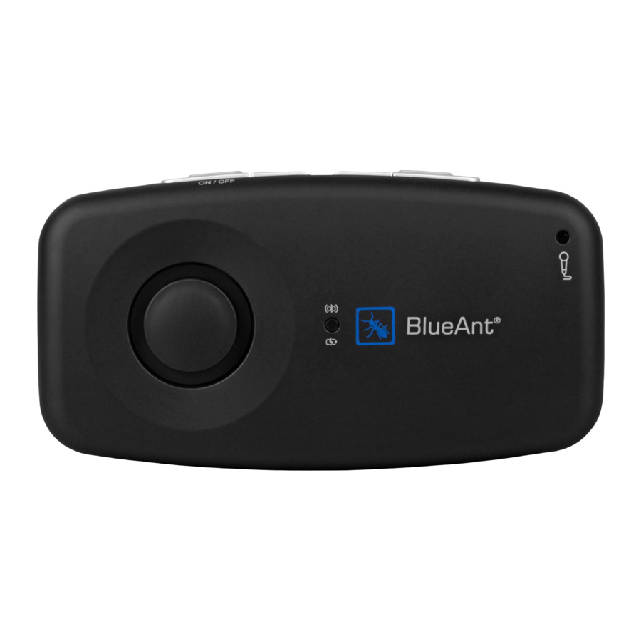 Blueant S1 - Bluetooth Handsfree Car Kit Manual