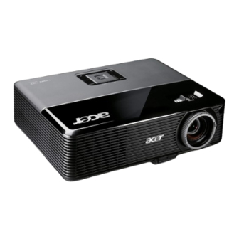 Acer P1166 Installation