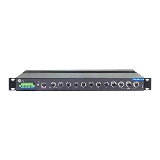 3onedata TNS5800 Series Quick Installation Manual