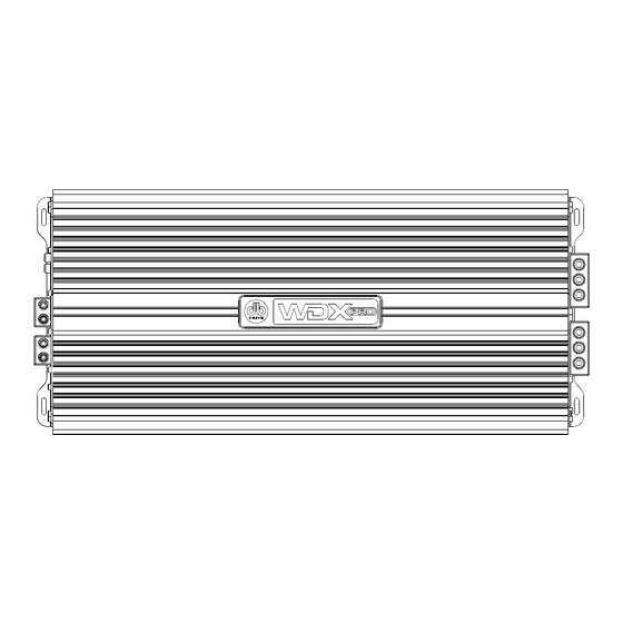 DB Drive WDX PRO3000.1D User Manual