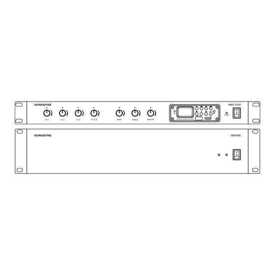 Sonodyne SMA D Series Owner's Manual
