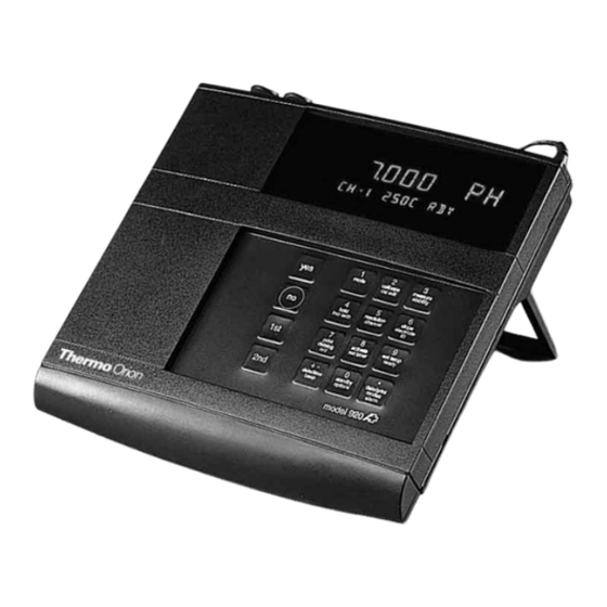 Thermo Orion 710Aplus Manuals