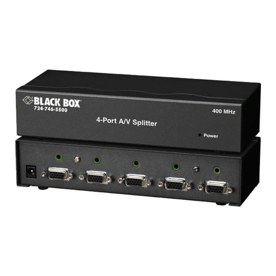 Black Box AC650A-2 Manuals