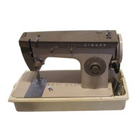 Vintage HEAVY DUTY high quality Industrial Strength SINGER 3102 Sewing Machine w/Case, Manual