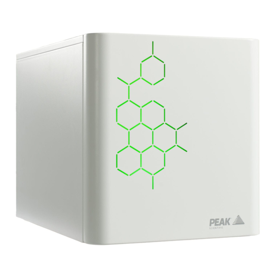 Peak Scientific Precision Zero Air Series User Manual