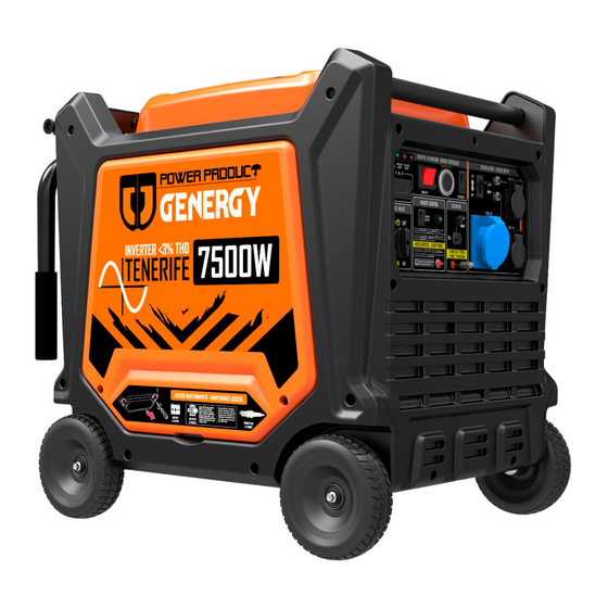 Power Products TENERIFE Instructions For Use Manual