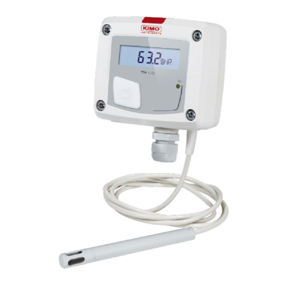 sauermann TH 110 Quick Start Manual
