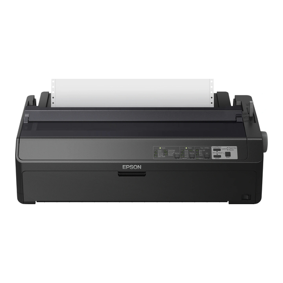 Epson LQ-2090IIN Network Manual