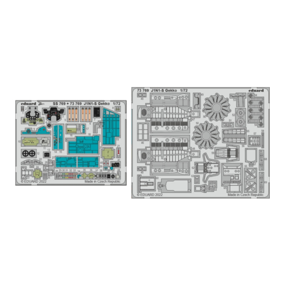 Eduard 73 769 Assembly Instructions