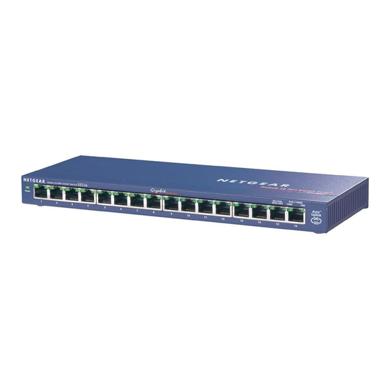 NETGEAR ProSafe GS116 Specifications