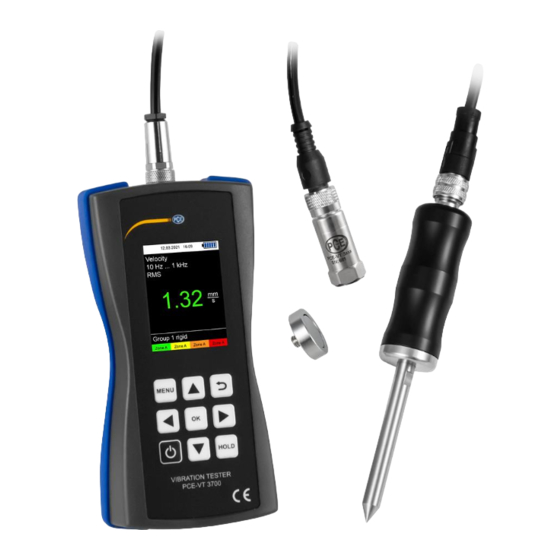 PCE Instruments PCE-VT 3700-ICA User Manual