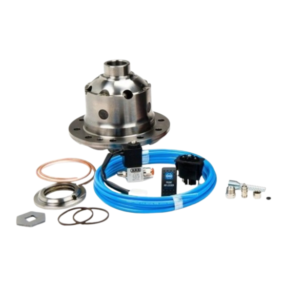 ARB AIRLOCKER RD156 Installation Manual