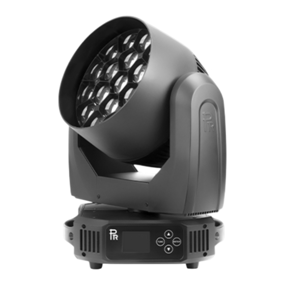 PR Lighting XLED 4019 Product Manual