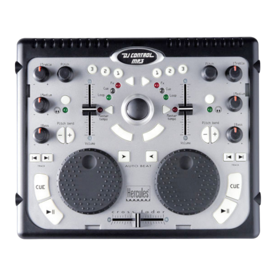 Hercules DJ Control MP3 with DJ-1800 Using Manual