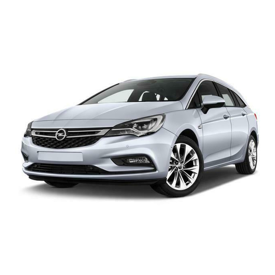 Opel ASTRA 2017 Owner's Manual