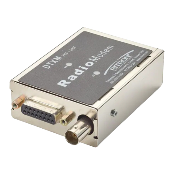 Ritron DTXM-460-0BN6I-M-FIPS User Manual