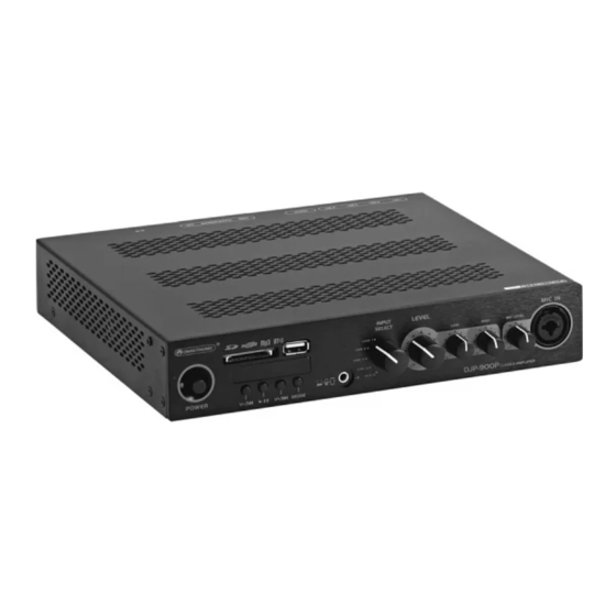 Omnitronic DJP-900P User Manual