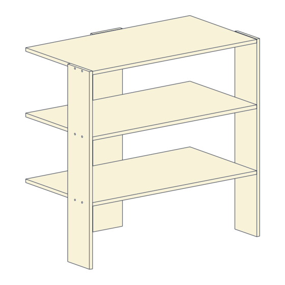 Hepsiburada Efes Shoe Cabinet Assembly Manual