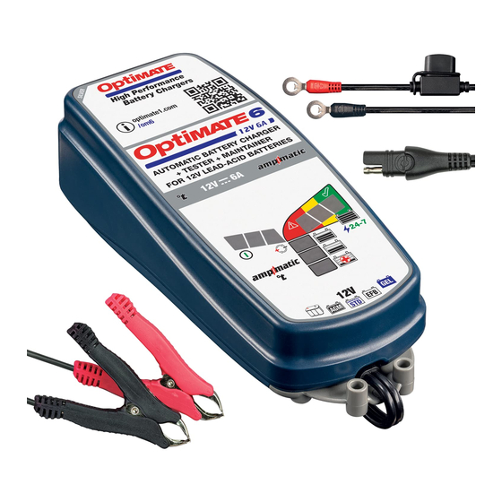 TecMate OptiMATE 6 TM360 Instructions For Use Manual