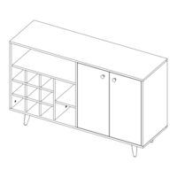 rst brands LINDON SL-BARCAB-8 Assembly Instructions Manual