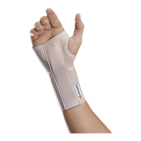 User Manuals: Orliman MANUTEC MF-50 Wrist Immobilizer