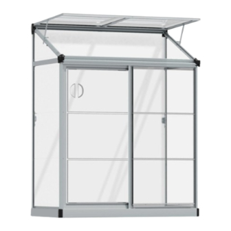 Palram Lean To Grow House 4x2 Manual