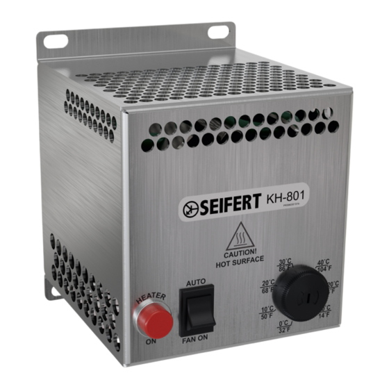 Seifert 801200D22001 Manual