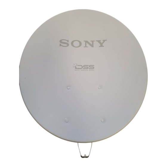 Sony SAN-18D2 Installation Manual